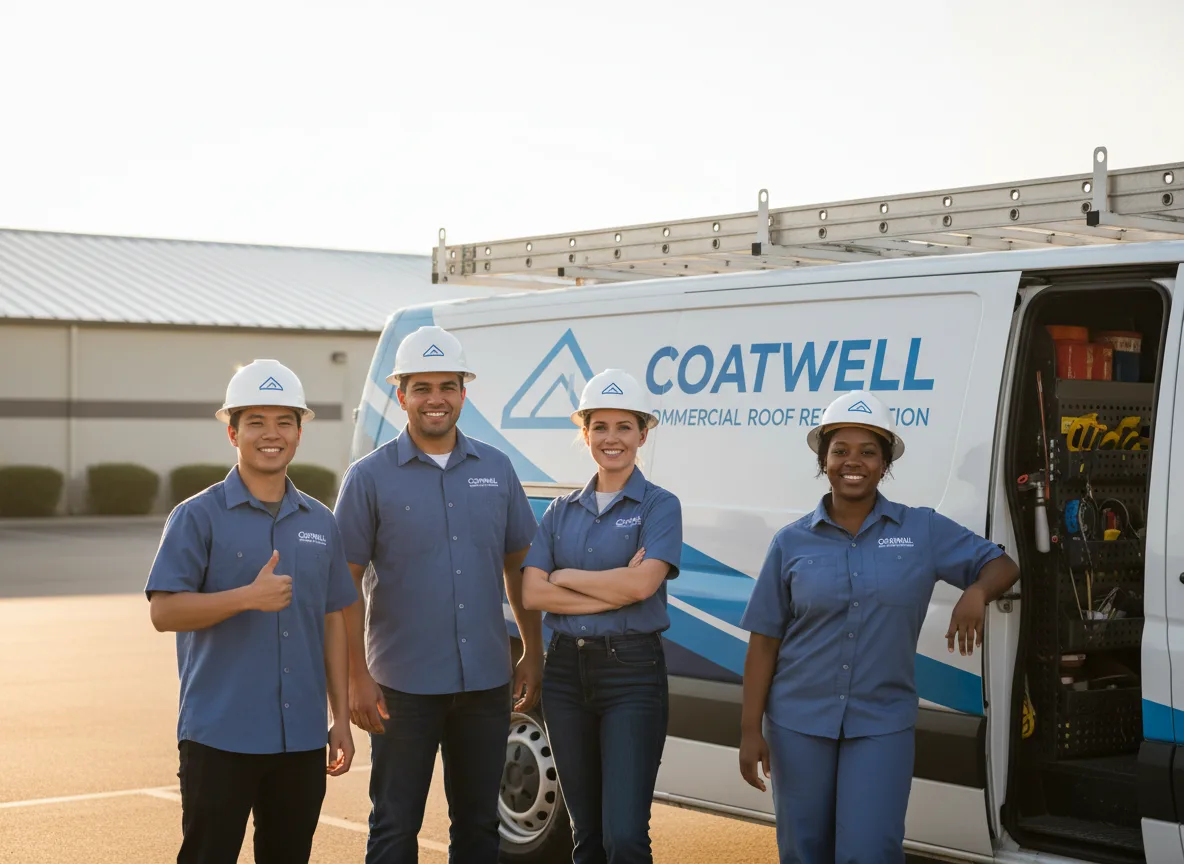 Commercial roof coating company in Ossian, IA
